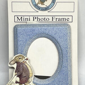 Beatrix Potter Peter Rabbit Small Blue Photo Frame Vintage‎